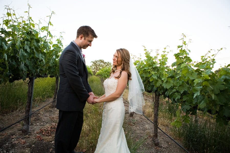 North county vineyard wedding at Zenaida Cellars