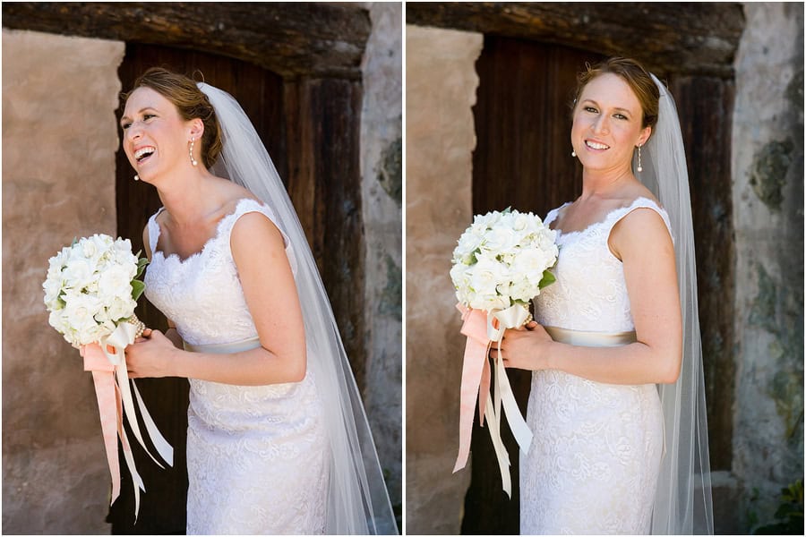 Carmel wedding photographer, Carmel wedding photography, bride at Carmel mission, Carmel mission bride, Carmel mission wedding