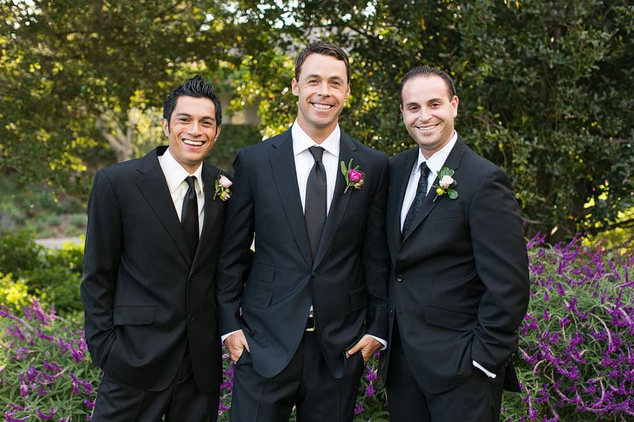 Tyson and his handsome groomsmen