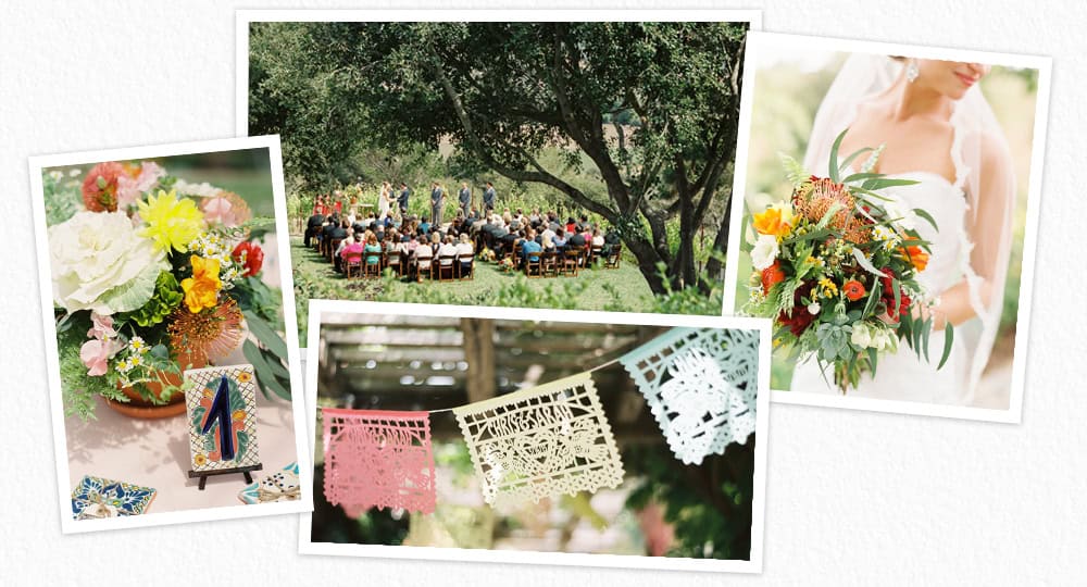 Fiesta themed wedding decor