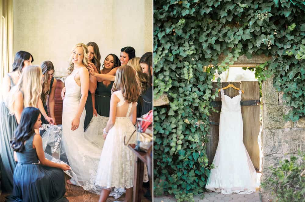Beringer vineyards wedding