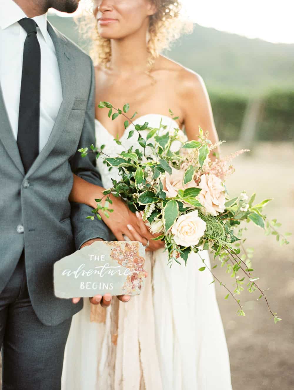 Romantic bridal bouquet by Precious and Blooming Floral, photographed by Jen Rodriguez 