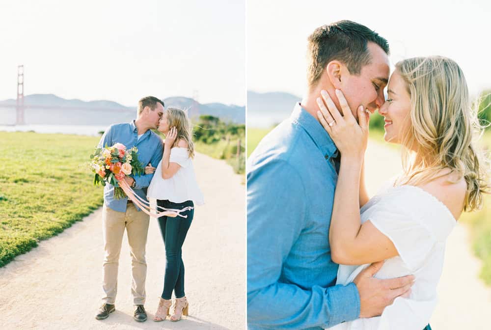 film photography san francisco engagement session