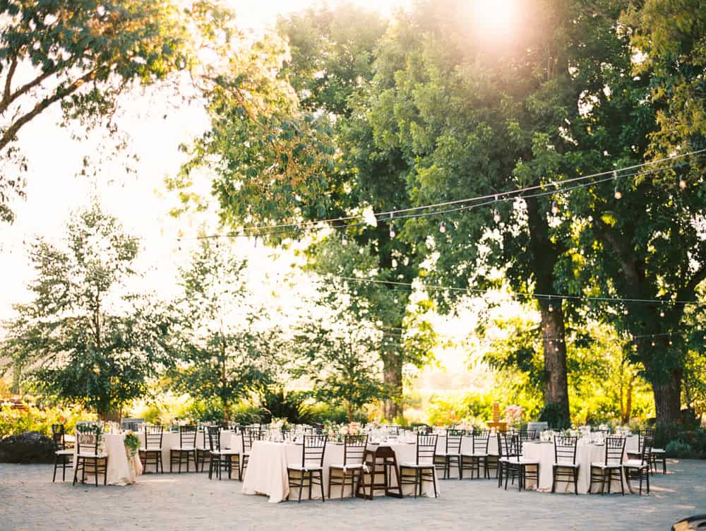 Reception space at Kunde Estate Winery designed by Alicia K Designs 